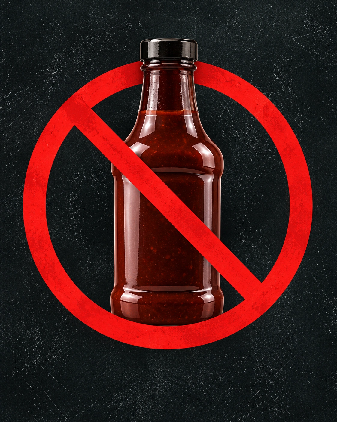 No salsa barbecue en pizza