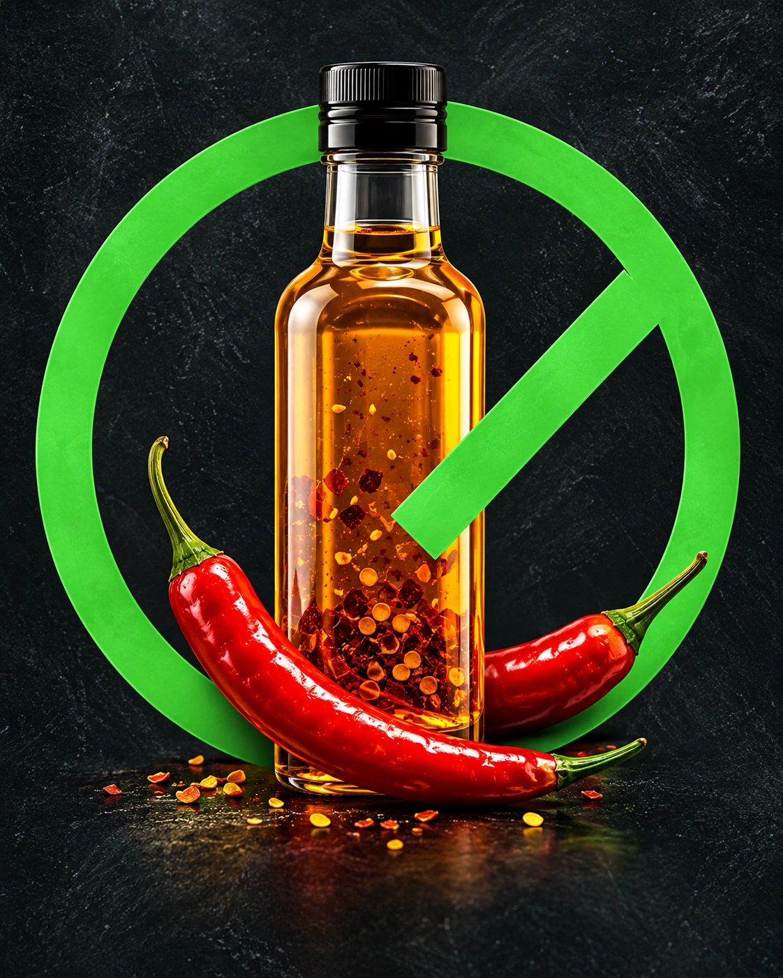 Aceite picante permitido